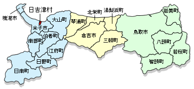 日吉津の地図