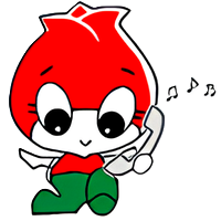 電話をするキャラクター